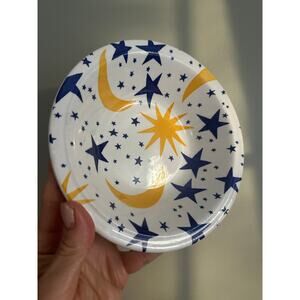 Vintage Grindley Friendly Sky cereal bowl Stars Moons Pattern England celestial